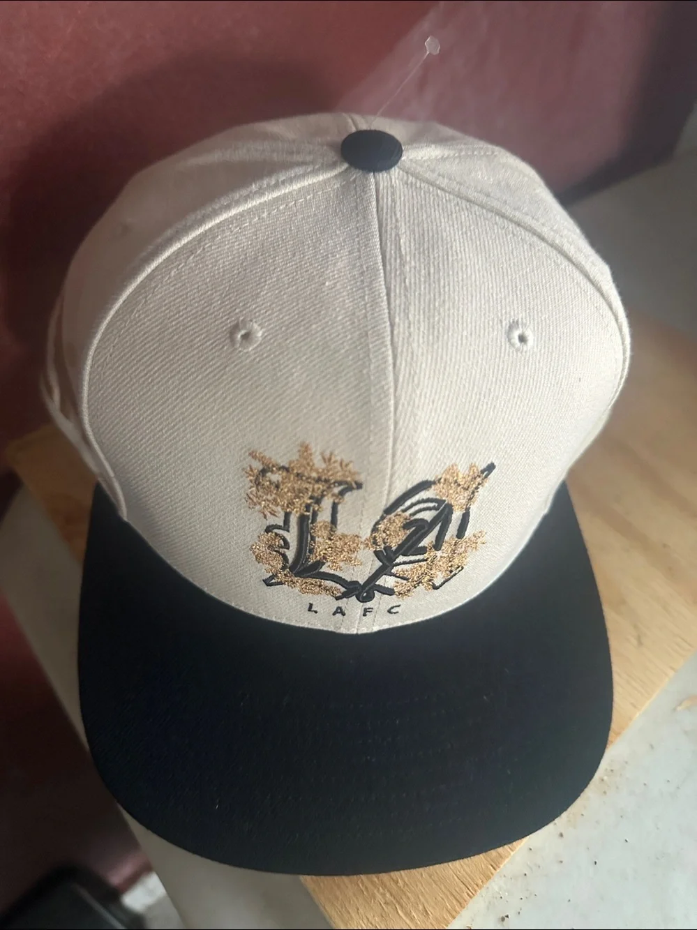 LAFC Los Angeles Football club off white snapback hat new cap soccer
